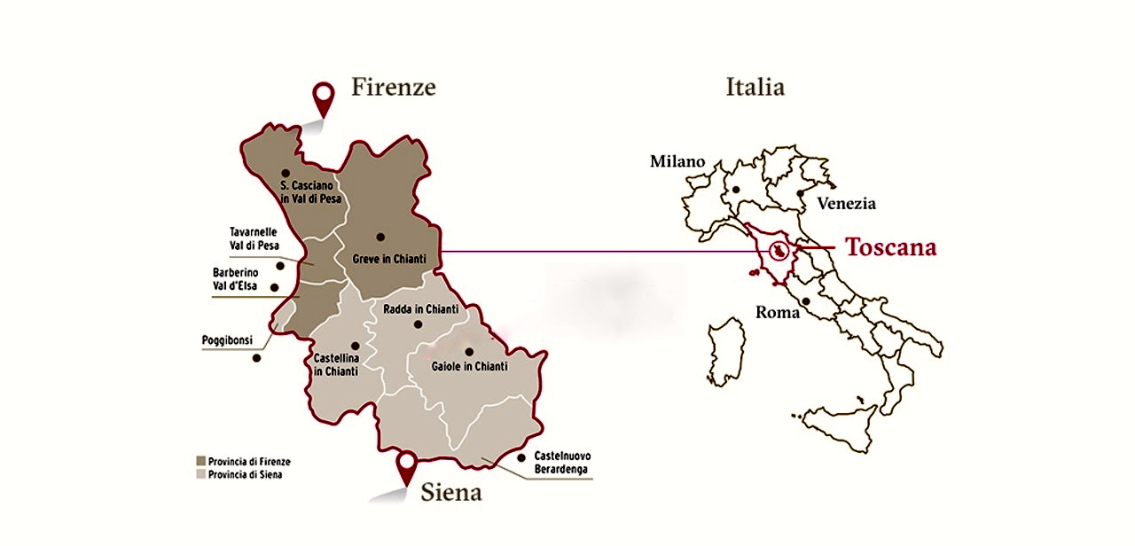 Дегустация вин Кьянти в Тоскане